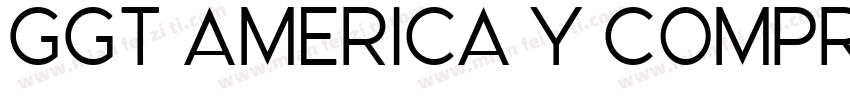 GGT America Y Compressed字体转换